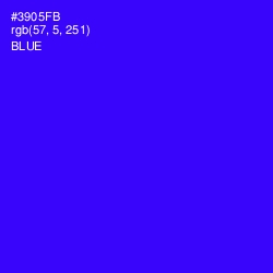 #3905FB - Blue Color Image