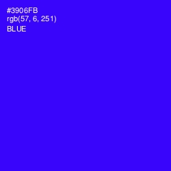 #3906FB - Blue Color Image