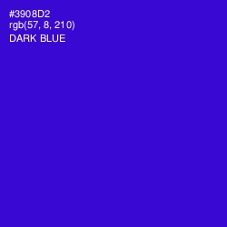 #3908D2 - Dark Blue Color Image