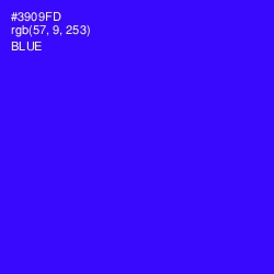 #3909FD - Blue Color Image