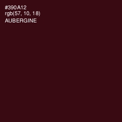 #390A12 - Aubergine Color Image