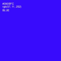 #390BFC - Blue Color Image