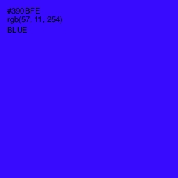 #390BFE - Blue Color Image