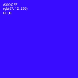 #390CFF - Blue Color Image