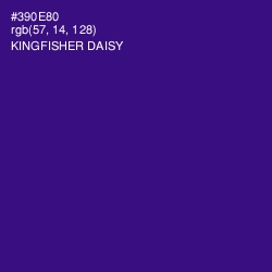 #390E80 - Kingfisher Daisy Color Image