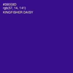 #390E8D - Kingfisher Daisy Color Image