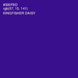 #390F8D - Kingfisher Daisy Color Image