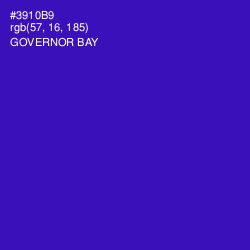 #3910B9 - Governor Bay Color Image