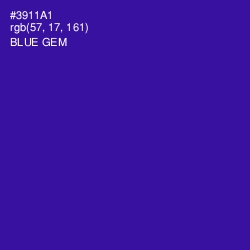 #3911A1 - Blue Gem Color Image