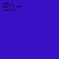 #3911C2 - Dark Blue Color Image