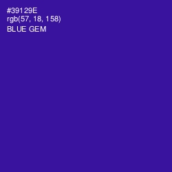 #39129E - Blue Gem Color Image