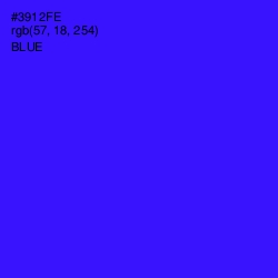 #3912FE - Blue Color Image