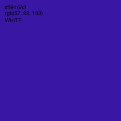 #3916A3 - Blue Gem Color Image