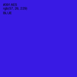 #391AE5 - Blue Color Image