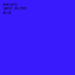 #391AFD - Blue Color Image