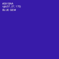 #391BAA - Blue Gem Color Image