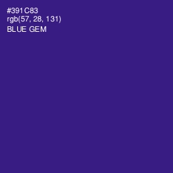 #391C83 - Blue Gem Color Image