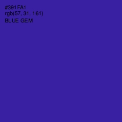 #391FA1 - Blue Gem Color Image