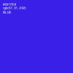 #391FE8 - Blue Color Image