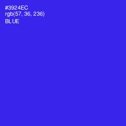 #3924EC - Blue Color Image