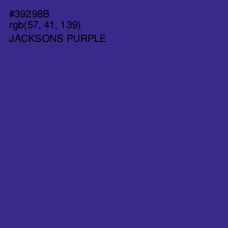 #39298B - Jacksons Purple Color Image