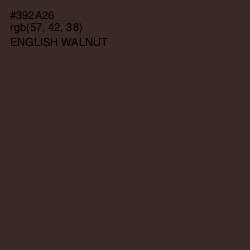 #392A26 - English Walnut Color Image