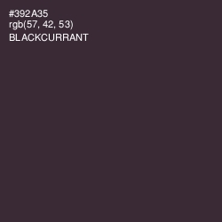 #392A35 - Blackcurrant Color Image