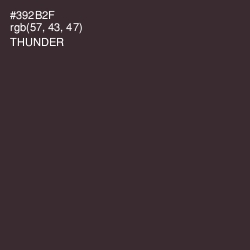 #392B2F - Thunder Color Image
