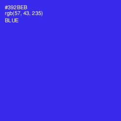 #392BEB - Blue Color Image