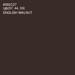 #392C27 - English Walnut Color Image