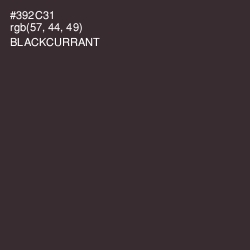 #392C31 - Blackcurrant Color Image