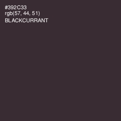 #392C33 - Blackcurrant Color Image
