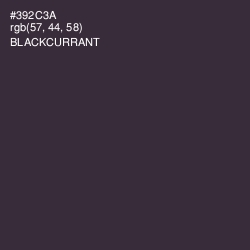 #392C3A - Blackcurrant Color Image