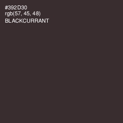 #392D30 - Blackcurrant Color Image