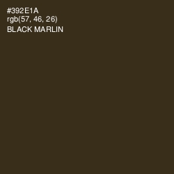 #392E1A - Black Marlin Color Image