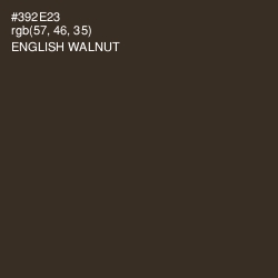 #392E23 - English Walnut Color Image