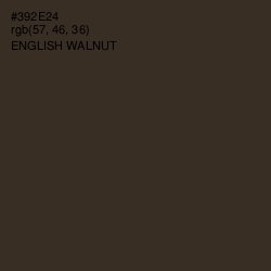 #392E24 - English Walnut Color Image