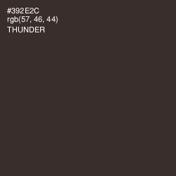 #392E2C - Thunder Color Image