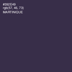 #392E49 - Martinique Color Image