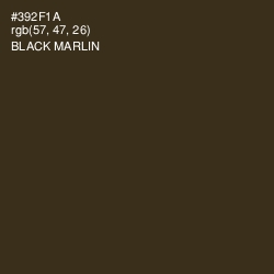 #392F1A - Black Marlin Color Image