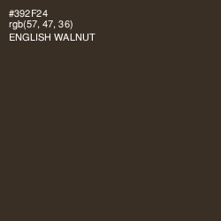 #392F24 - English Walnut Color Image