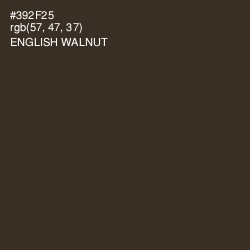 #392F25 - English Walnut Color Image