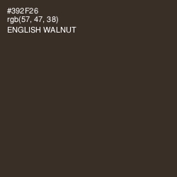 #392F26 - English Walnut Color Image