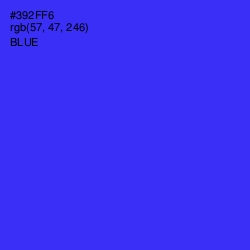 #392FF6 - Blue Color Image