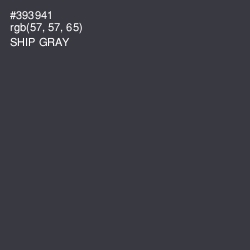#393941 - Ship Gray Color Image