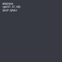 #393944 - Ship Gray Color Image