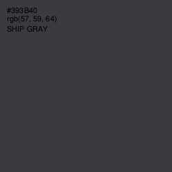 #393B40 - Ship Gray Color Image