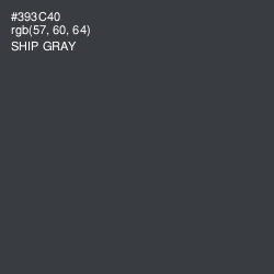 #393C40 - Ship Gray Color Image
