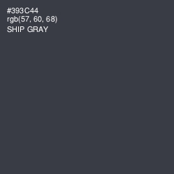 #393C44 - Ship Gray Color Image
