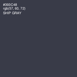 #393C48 - Ship Gray Color Image